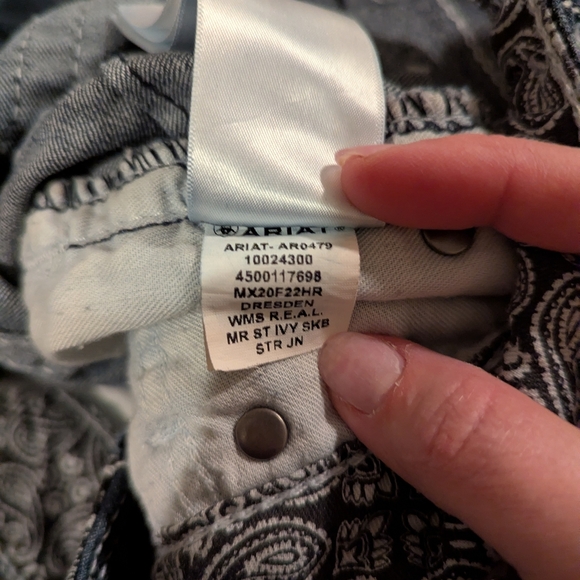 Ariat Women's Mid Rise Boot Cut Real Riding Jeans - Picture 5 of 5